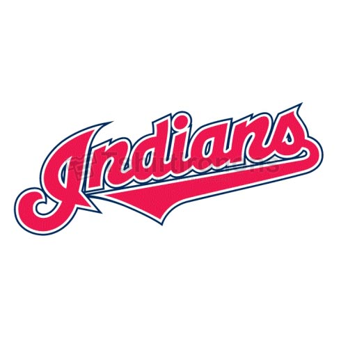 Cleveland Indians T-shirts Iron On Transfers N1555 - Click Image to Close